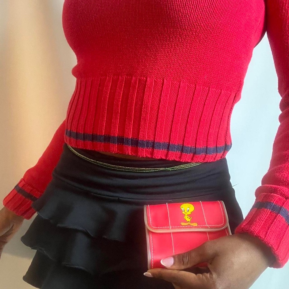 Red Tommy Hilfiger Turtleneck - Picture 4 of 6
